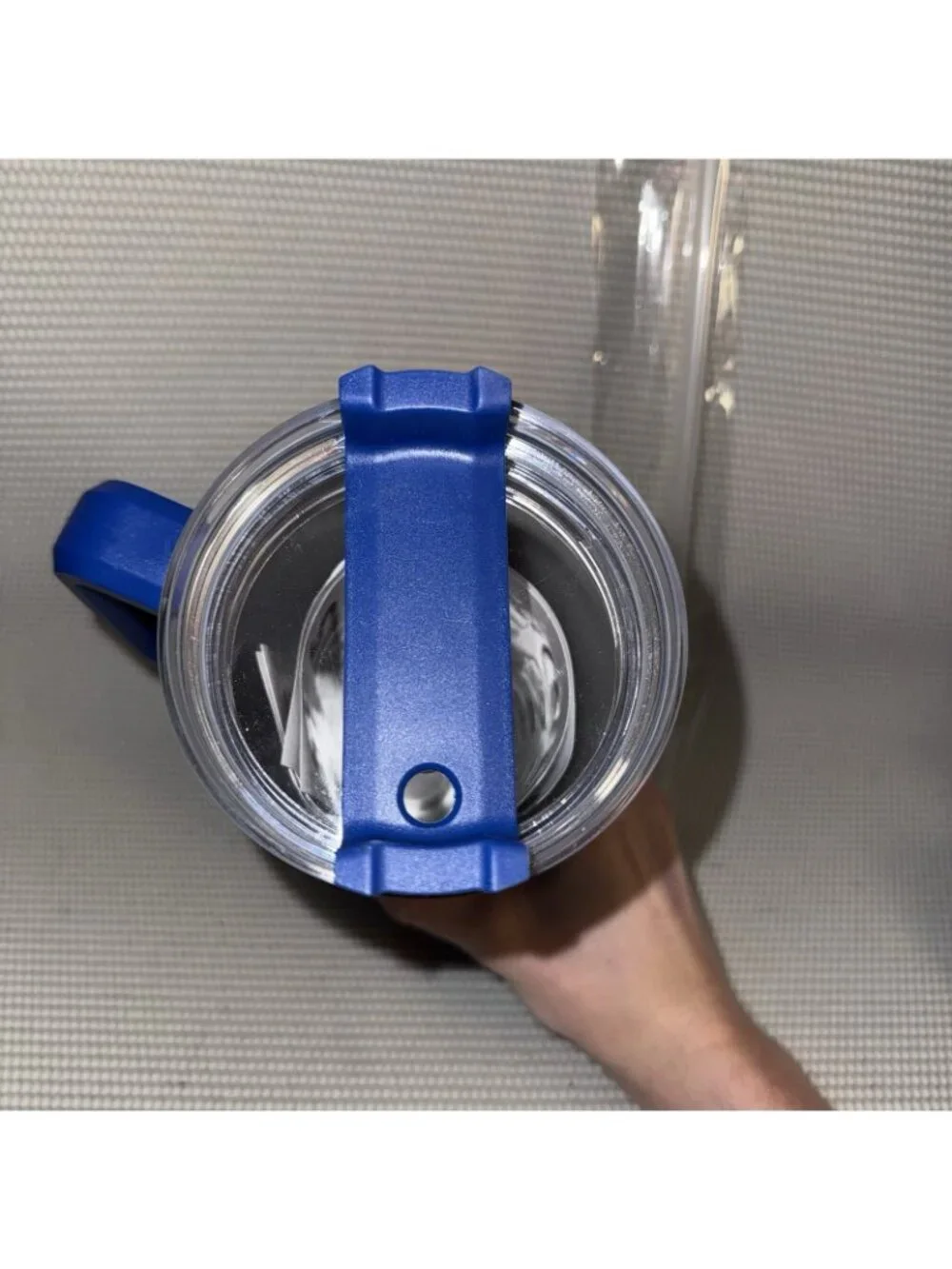 WAWA Blue Stainless Steel 40oz Tumbler Hot Cold Beverage Lid Straw Travel Coffee